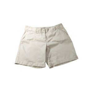 J. Crew Womens Chino Shorts 8 Beige Cotton Low Fit Classic Casual everyday wear